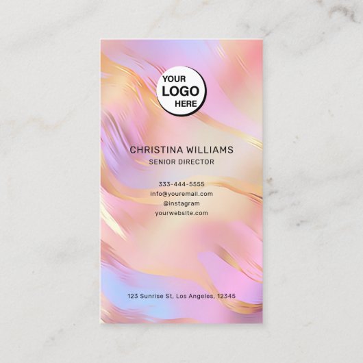 QR-Code Visitenkarte (Rückseite)