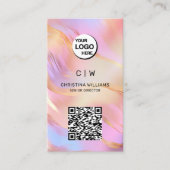 QR-Code Visitenkarte (Vorderseite)