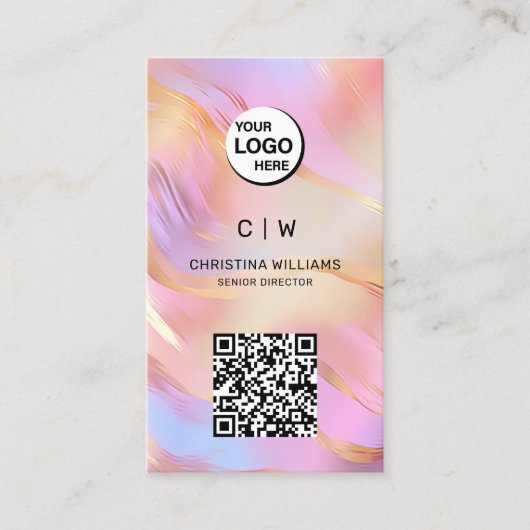 QR-Code Visitenkarte (Vorderseite)