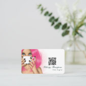 QR-Code Visitenkarte (Stehend Vorderseite)