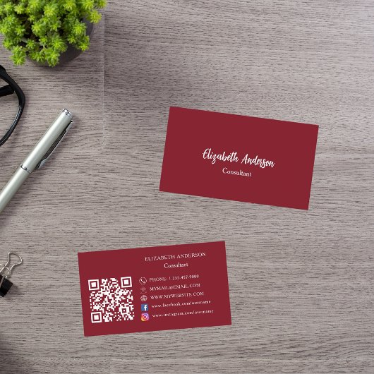 QR-Code Visitenkarte