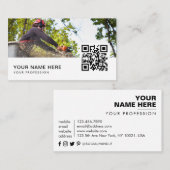 QR-Code Visitenkarte (Vorne/Hinten)