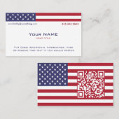 QR-Code Visitenkarte (Vorne/Hinten)