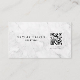 QR-Code-Visitenkarte für berufliche Marble Visitenkarte