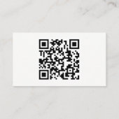 QR-Code-Visitenkarte für das Kleben und Heizen Visitenkarte (Rückseite)