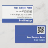 QR-Code-Visitenkarte für den Güterkraftverkehr Visitenkarte (Vorne/Hinten)