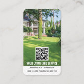 QR-Code-Visitenkarte für die Pflege von Laichen Visitenkarte (Vorderseite)