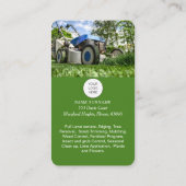 QR-Code-Visitenkarte für die Pflege von Laichen Visitenkarte (Rückseite)