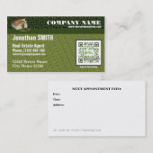 QR Code Visitenkarte für Florida-Grundstücksmakler Terminkarte (Vorne/Hinten)
