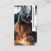 QR-Code-Visitenkarte für Foto mit Strukturschweiß Visitenkarte (Vorderseite)