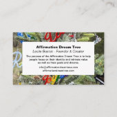 QR-Code-Visitenkarte für FotoCollage Visitenkarte (Vorderseite)