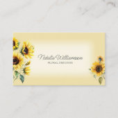 QR-Code-Visitenkarte für Golden Country Sonnenblum Visitenkarte (Vorderseite)