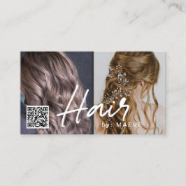 QR-Code Visitenkarte für haarstylische