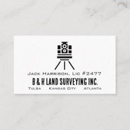 QR-Code-Visitenkarte für Minimalistische Landüberw Visitenkarte