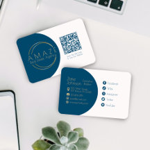 QR-Code-Visitenkarte für Minimalistisches Real Anw