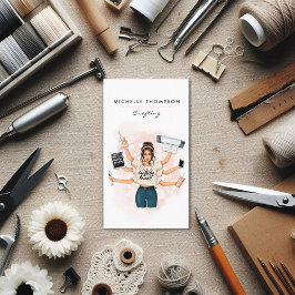 QR Code-Visitenkarte für Queen Crafter Visitenkarte