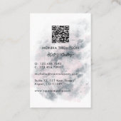QR Code-Visitenkarte für Queen Crafter Visitenkarte (Rückseite)