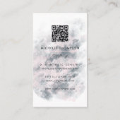 QR Code-Visitenkarte für Queen Crafter Visitenkarte (Rückseite)