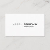 QR-Code-Visitenkarte für Schwarz und Weiß Visitenkarte (Rückseite)