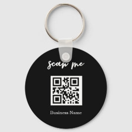 QR-Code-Visitenkarte Ihr Logo Benutzerdefinierter  Schlüsselanhänger