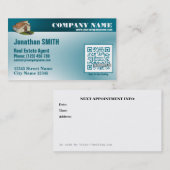 QR Code-Visitenkarte (kundenspezifischer QR Code Terminkarte (Vorne/Hinten)