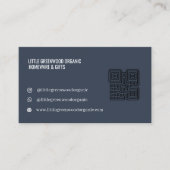 QR-Code Visitenkarte | Modern Feminines Rosa (Vorderseite)