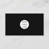 QR Code Visitenkarte Selbst Gestalten (Rückseite)