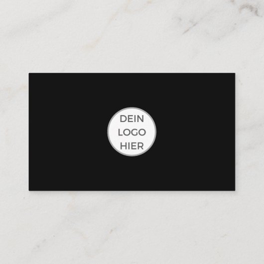 QR Code Visitenkarte Selbst Gestalten (Rückseite)