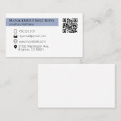 QR-Code-Visitenkarte Visitenkarte (Vorne/Hinten)