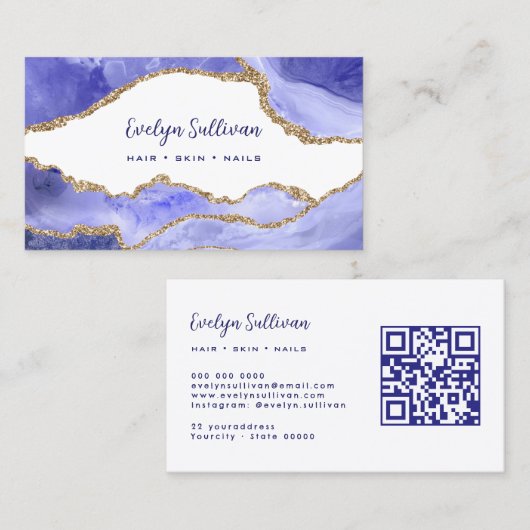 QR-Code-Visitenkarte Visitenkarte (Vorne/Hinten)