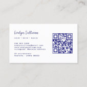 QR-Code-Visitenkarte Visitenkarte (Rückseite)