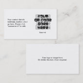 QR Code-Visitenkarte Visitenkarte (Vorne/Hinten)