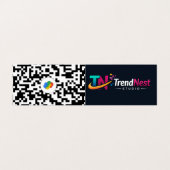 QR-Code Visitenkarte  Visitenkarten (Außenseite Aufgefaltet)