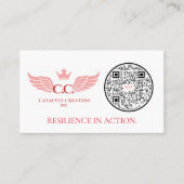 QR-Code-Visitenkarten Visitenkarte (Vorderseite)