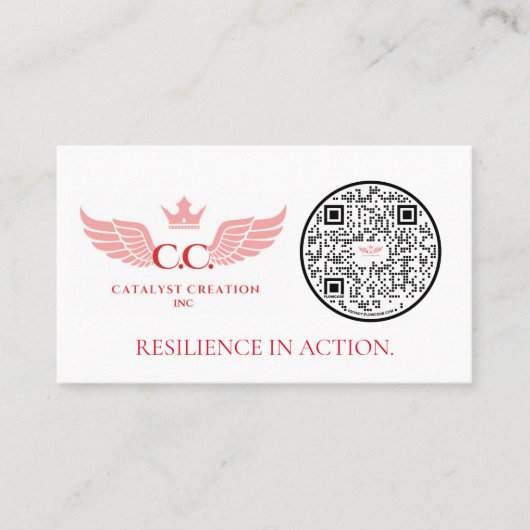 QR-Code-Visitenkarten Visitenkarte (Vorderseite)