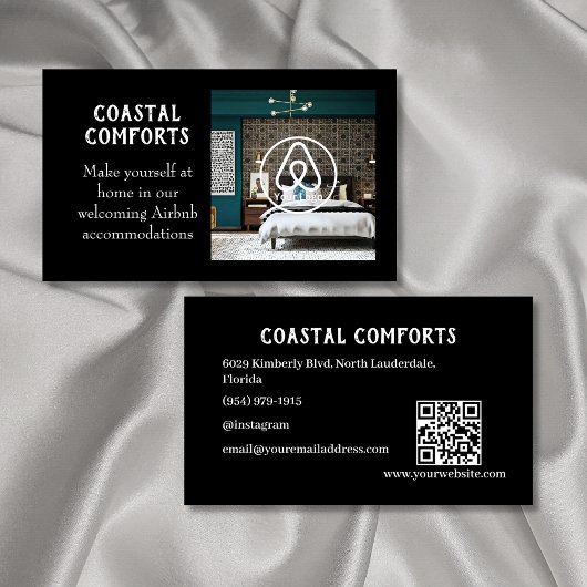 QR-Code von House Rental Airbnb | BESCHREIBUNG DES Visitenkarte