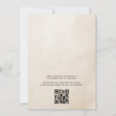 QR-Code Vorab abwarten Blue Boy Baby Shooter Einladung (Rückseite)