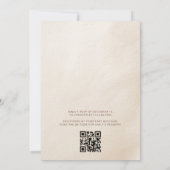 QR Code Vorab abwarten Pink Girl Baby Shooter Einladung (Rückseite)