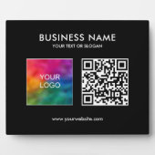 QR-Code-Vorlage für das Firmenlogo Fotoplatte (Vorderseite)