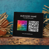 QR-Code-Vorlage für das Firmenlogo Fotoplatte (Seite)