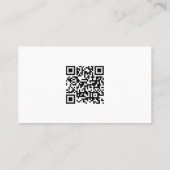 QR-Code-Vorlage für die Business-Card für das Whit Visitenkarte (Rückseite)