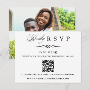 QR-Code-Vorlage keltische Knoten-Hochzeits-RSVP-Ka RSVP Karte