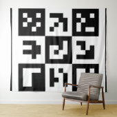qr Code Wandteppich (Beispiel (Horizontal))