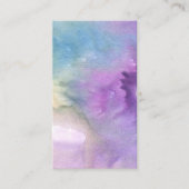 QR Code Wasserfarbiger Beruflicher Schmuck Vertika Visitenkarte (Vorderseite)