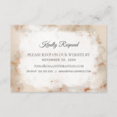 *~* QR-Code Website AR2 Wedding RSVP Begleitkarte (Vorderseite)