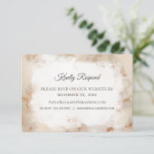 *~* QR-Code Website AR2 Wedding RSVP Begleitkarte (Stehend Vorderseite)