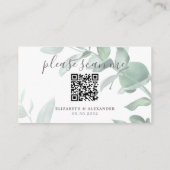 QR-Code-Website Begleitkarte (Rückseite)