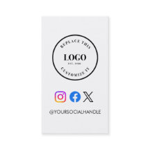 QR code website Custom logo Business Social Media 