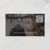QR-CODE-Website für Hochzeiten - Mindestangaben zu Begleitkarte (Vorderseite)