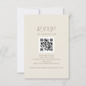 QR Code Website Hochfahren RSVP Karte (Vorderseite)